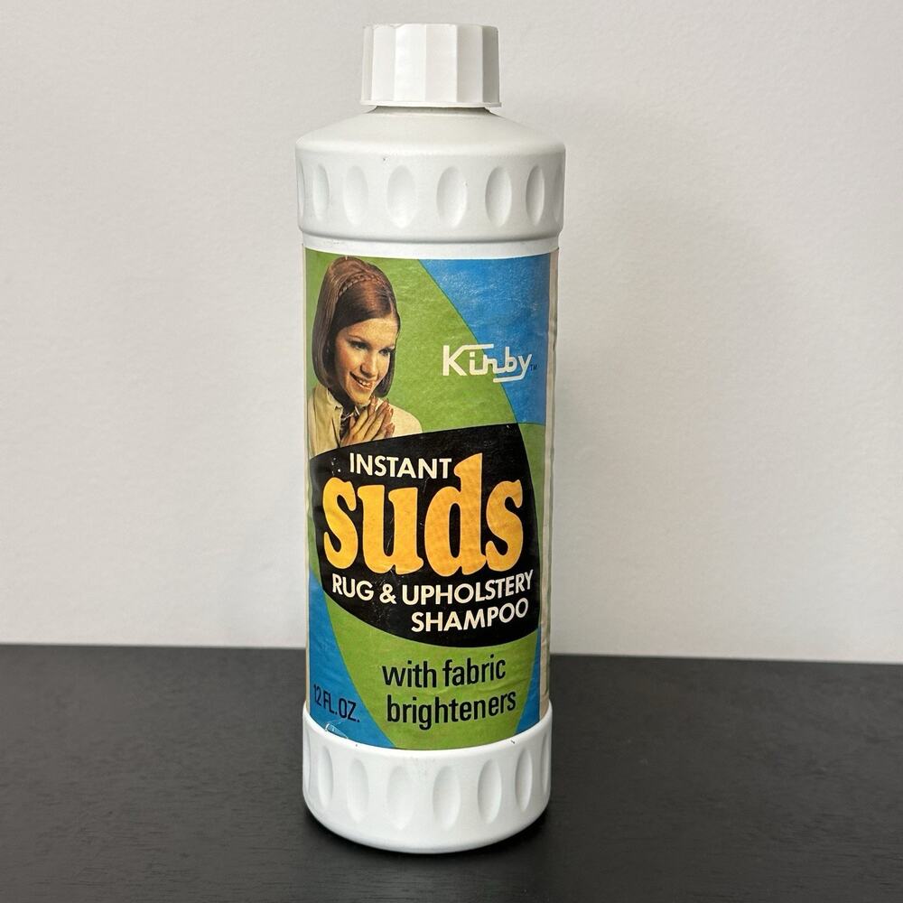 Vintage 90s Kirby Instant Suds Rug & Upholstery Shampoo Nostalgic 75% Full